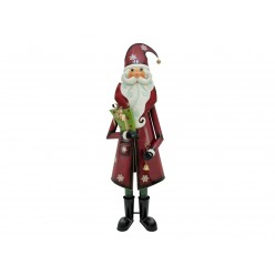 EUROPALMS Santa Claus, Metal, 195cm, red